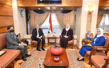 «القباج» تستقبل السفير الفلبيني بالقاهرة لمناقشة الحماية الاجتماعية للعاملين المصريين