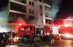 إصابة 10 أِشخاص في حريق مصنع بالعاشر من رمضان 