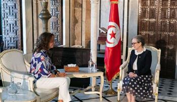رئيسة الحكومة التونسية تلتقي بمديرة مكتب منظمة العمل الدولية لبلدان المغرب العربي