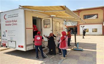 "صحة شمال سيناء" تسير قوافل متنقلة بالتعاون مع الهلال الأحمر للتطعيم ضد كورونا