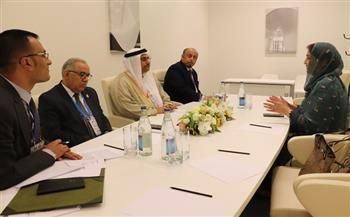 "العسومي" يبحث مع الأمين العام للمؤتمر الدولي للبرلمانيين سبل تنفيذ الشراكة مع البرلمان العربي