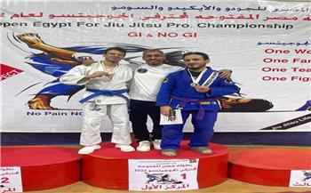 كريم إبراهيم يتوج بذهبية بطولة مصر المفتوحة لـ«الچوچيتسو»