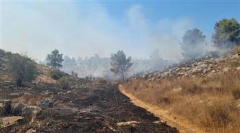 حريق في مركز عسكري وسط إسرائيل
