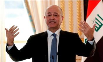 الرئيس العراقي يدعو لعقد حوار وطني وتغليب لغة العقل