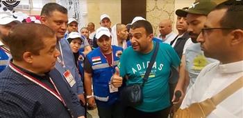 مساعد وزير الداخلية يزور بعثة الحج المصرية 