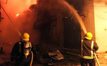 تونس.. اندلاع حريق كبير بمصنع في ميناء المهدية