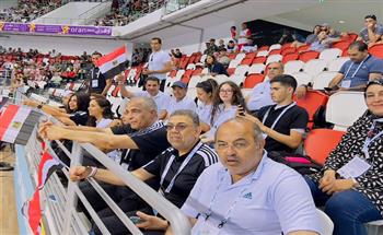 البعثة المصرية تصل الصالة المغطاة لدعم المنتخب الوطني لكرة اليد
