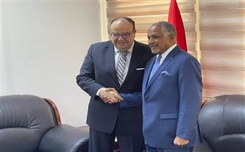 السفير المصري في الخرطوم يلتقي وكيل وزارة الخارجية السودانية 