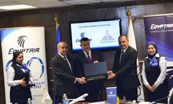 توقيع بروتوكول تعاون بين «مصر للطيران» وجامعة عين شمس بحضور «منار»