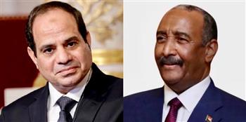 السيسي يهنئ رئيس مجلس السيادة السوداني بعيد الأضحى المبارك