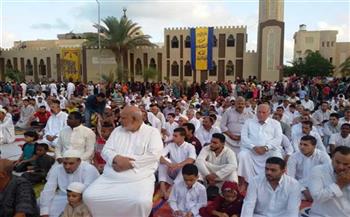 آلاف المواطنين بشمال سيناء يؤدون صلاة عيد الأضحى المبارك