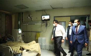 القائم بأعمال وزير الصحة يتفقد مستشفى وادي النطرون التخصصي بمحافظة البحيرة