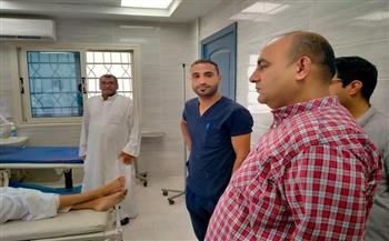 مدير الطب الوقائي بجنوب سيناء يتابع سير العمل بمستشفى الطور بالزهراء 
