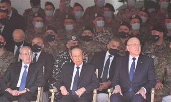 بدء الاحتفال بعيد الجيش اللبناني بحضور رؤساء الجمهورية ومجلس النواب والحكومة