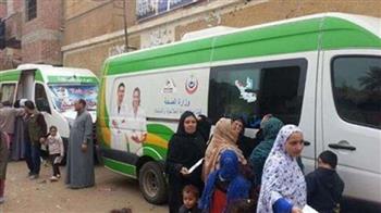 انطلاق القافلة الطبية المجانية بقرية عدن ضمن "حياة كريمة" بالوادي الجديد