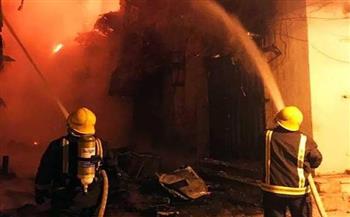 الحماية المدنية تسيطر على حريق بمستشفى كفر الشيخ العام