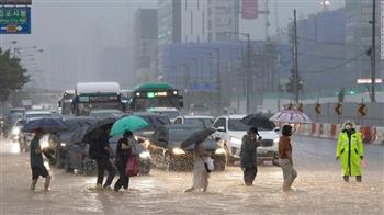 مقتل 13 شخصا بسبب الأمطار الغزيرة في كوريا الجنوبية