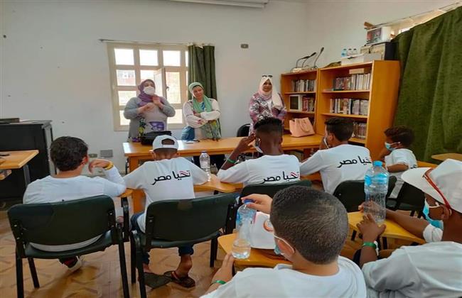 لقاء توعوي عن كورونا لأطفال «مشروع أهل مصر » بمكتبة بسفاجا