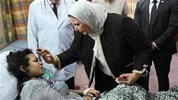 وزيرة التضامن الاجتماعي : كل الدعم لأسر ضحايا ومصابي كنيسة أبو سيفين