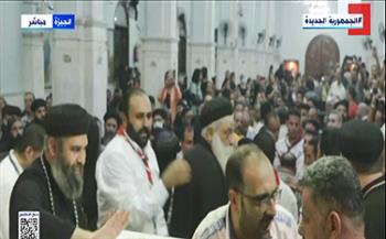بث مباشر.. الصلاة على جثامين ضحايا حادث كنيسة أبو سيفين