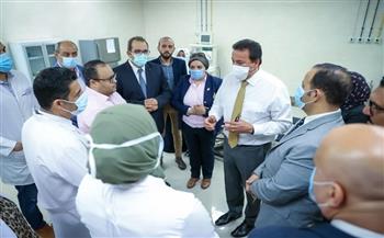 وزير الصحة يعلن الانتهاء من أعمال تطوير مستشفى الخانكة