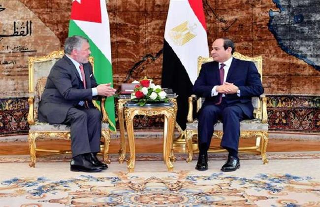 العاهل الأردني يعزي الرئيس السيسي هاتفيا في ضحايا حادث كنيسة "أبوسيفين"