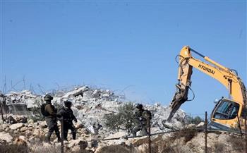  الاحتلال الإسرائيلي يهدم غرفة زراعية في بلدة كفر الديك 