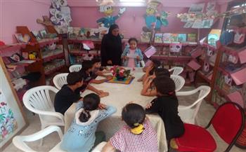 «الإذاعي الصغير» بمكتبة طفل حديقة الأمل ببورسعيد 