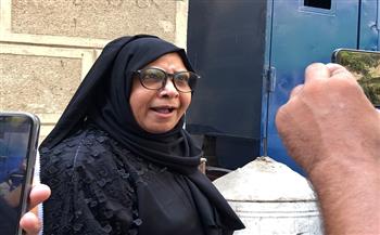 انهيار أسرة شيماء جمال أمام محكمة جنايات الجيزة قبل النطق بالحكم على المتهمين 