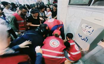 الهلال الأحمر يرفع درجة الاستجابة القصوى بعد حادث حريق كنيسة أبو سيفين