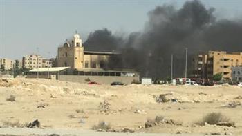 «إيبارشية شرق المنيا»: أسباب الحريق تحددها التحقيقات ولا تخضع للاجتهادات