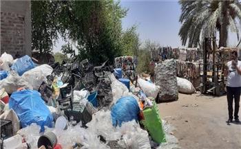 تنفيذ حملات بيئية مكبرة وإزالة تعديات بمدينة الأقصر