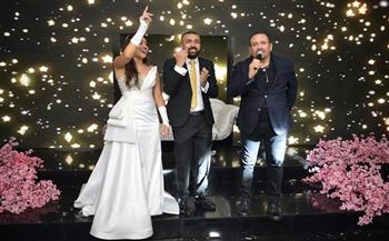 هشام عباس ودينا يشعلان حفل زفاف ابنة المنتج عاصم المنياوي (صور)
