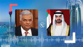 رئيسا الإمارات وسريلانكا يبحثان هاتفيًا تعزيز العلاقات الثنائية