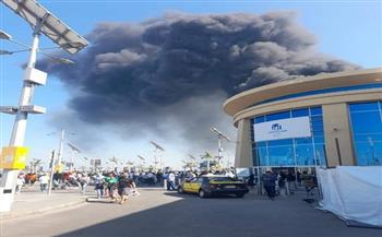 «ماس كهربائي» التحريات الأولية لحريق كارفور الإسكندرية 
