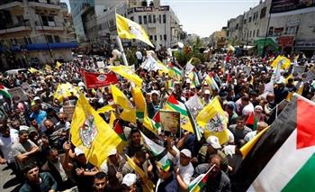 فلسطين: مسيرة حاشدة في محافظة طوباس دعماً للرئيس محمود عباس