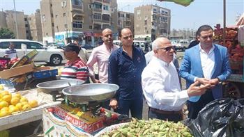 محافظ بورسعيد يوجه بإزالة التعديات على حرم الطريق بالعاشر من رمضان