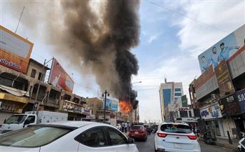 العراق: مصرع 5 أشخاص إثر حريق كبير بمنزل متهالك في البصرة