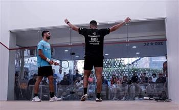 مصطفى السرتي يفوز على «أبو العينين» في بطولة الاسكواش المفتوحة