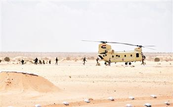 ختام فعاليات التدريب المشترك«هرقل -2» بقاعدة محمد نجيب العسكرية