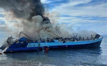 الفلبين: إنقاذ أكثر من 80 شخصا كانوا على متن عبارة اندلع بها حريق