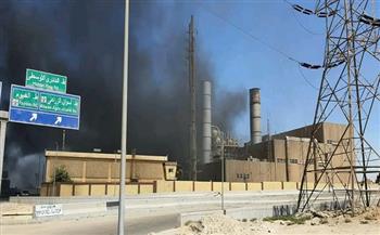 نائب محافظ القاهرة تتابع عمليات إطفاء حريق بمحطة كهرباء المعصرة
