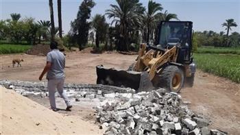 محافظة أسيوط: إزالة 49 حالة تعد على أراض زراعية وأملاك دولة وري