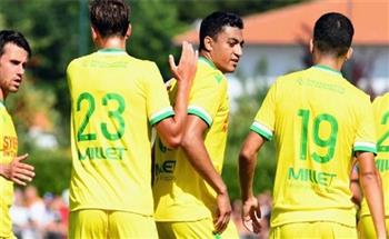 مصطفى محمد يسجل هدف فريقه الثاني أمام تولوز في الدوري الفرنسي