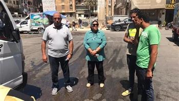 محافظ الإسكندرية: إزالة التعديات بشارع "اللاجتيه" ومنطقة الإبراهيمية بوسط المدينة