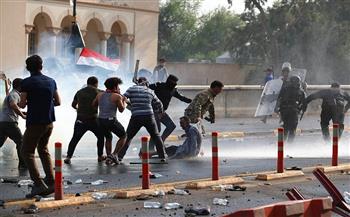 مقتل وإصابة 28 متظاهرا عراقيا في المنطقة الخضراء وسط بغداد