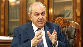 إياد علاوي : لا سبيل الى حل الأزمة الحالية في العراق إلا بالحوار الوطني