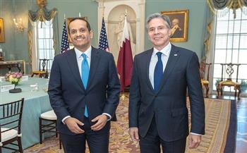 وزيرا خارجية قطر وأمريكا يبحثان تطورات الاتفاق النووي الإيراني والأوضاع بأفغانستان