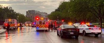 إصابة 4 أشخاص إثر صاعقة ضربت منطقة البيت الأبيض