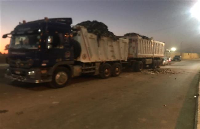 رفع 750 طنا من القمامة من مدينة المنيا إلى الظهير الصحراوى